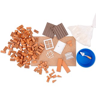 Building set - summer cottage - 130 pieces